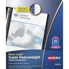 Avery Diamond Clear Heavyweight Sheet Protectors - 50 / Box