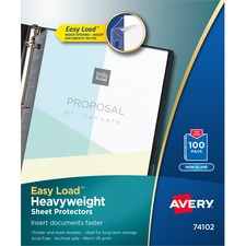 Avery Heavyweight Sheet Protectors - 100 / Box