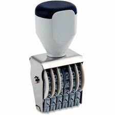 QWIKMARK Rubber Number Stamps 8 bands