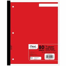 Mead Neatbook one-subject notebook 80 sheets