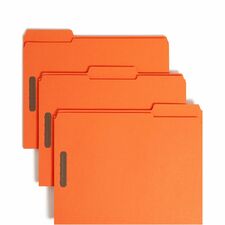 Smead 12540 recycled fastener folder in orange