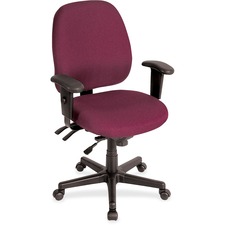 Eurotech 49802A Multifunction Task Chair Burgundy