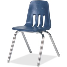 Virco Classic 9016 Stack Chair Navy