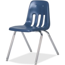Virco Classic 9018 Stack Chair Navy