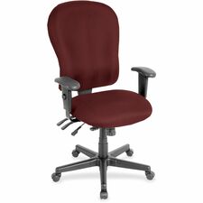 Eurotech FM4080 XL Multifunction Task Chair Burgundy