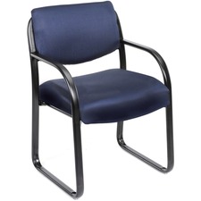 Boss Guest Chair blue fabric