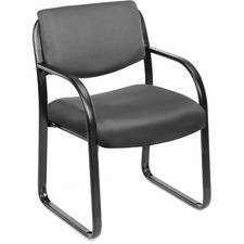 Boss Guest Chair gray fabric