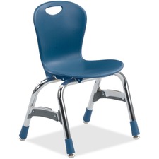 Virco Zuma ZU413 Stack Chair in navy