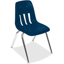 Virco Zuma ZU415 Stack Chair in navy