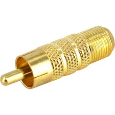 StarTech RCA to F Type Coaxial Adapter Male Female
