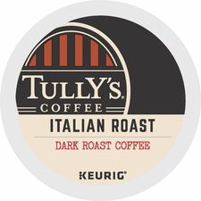Tully's Coffee K-Cup Italian Roast Coffee 24 Box
