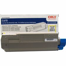 Oki Original LED Toner Cartridge Yellow 6000 Pages