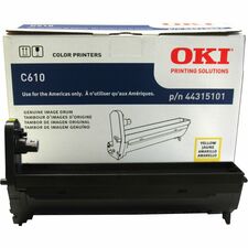 Oki 44315101 02 03 04 Image Drum Yellow 20000 Pages