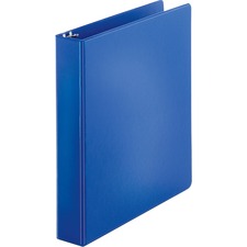 Business Source Basic Round Ring Binders 1 1/2 inch dark blue