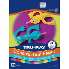 Tru-Ray construction paper bright assorted