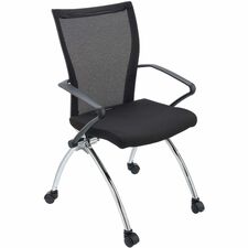 Mayline Valore High Back Training Chair red