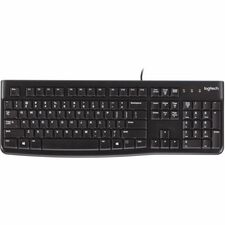 Logitech K120 plug and play USB keyboard black