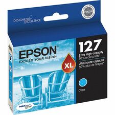 Epson DURABrite T127220-S Original Inkjet Ink Cartridge Cyan