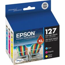 Epson DURABrite T127520-S Original Inkjet Ink Cartridge Cyan Magenta Yellow 3 Pack