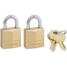 Master Lock Three-Pin Brass Tumbler Locks 2 pack