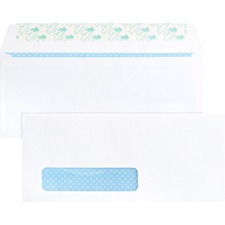 Business Source Security Tint Window Envelopes white box