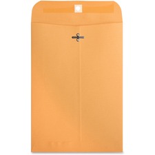 Business Source Heavy-duty Clasp Envelopes #75 kraft box