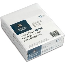 Business Source Plain Memo Pads 3 by 5