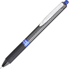 Pentel OH! Medium Point Gel Pens - 0.7 mm Medium Pen Point - Blue Ink - Gel-based - Carbon Fiber Barrel - 1 Dozen