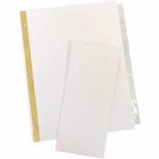 Business Source Tear-resistant Clear Tab Index Dividers 5-tab set