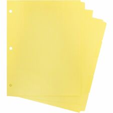 Business Source Mylar-reinforced Plain Tab Indexes