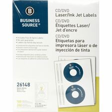 Business Source CD DVD Labels 100 Pack