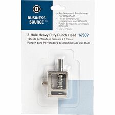Business Source 9/32 inch Replacement Punch Head - Silver