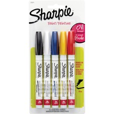 Sharpie Oil-Based Paint Marker Fine Point 5 Pack