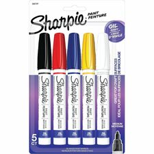 Sharpie Paint Markers Medium Tip 5 Pack