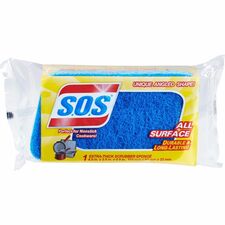 S.O.S All-Surface Scrubber Sponge - 1 Each - Blue