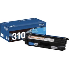 Brother TN310C Original Laser Toner Cartridge - Cyan - 1 Each - 1500 Pages