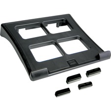 DAC Height and Angle Adjustable Laptop Stand - 2.60" Height x 11.50" Width x 13" Depth - Black