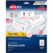 Avery Clean Edge Business Cards