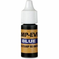 Stamp-Ever Pre-inked Stamp Ink Refill Blue