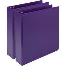 Samsill Earth's Choice plant-based view binders purple