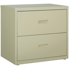 Lorell Value Lateral File 2-Drawer Putty