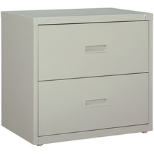 Lorell Value Lateral File 2-Drawer Light Gray