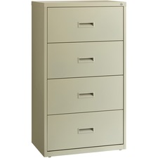 Lorell Value Lateral File 4-Drawer Putty