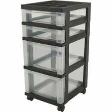 IRIS Mini Storage Cart 4 Drawer
