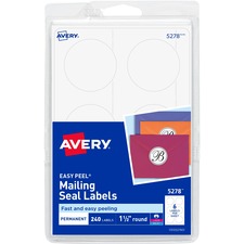 Avery Round Booklet Seals