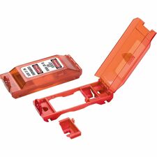 Master Lock Wall Switch Cover Lockout in red