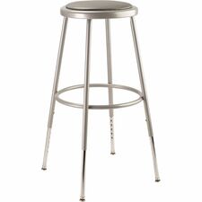 National Public Seating 6400 Series Heavy-Duty Padded Stool