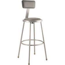 National Public Seating 6400 Series Heavy-Duty Padded Stools