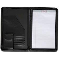 Dacasso Deluxe Legal Portfolio - 8 1/2 x 14 - Black