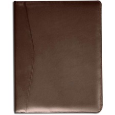 Dacasso Letter Pad Folio - 8 1/2 x 11 - Chocolate Brown